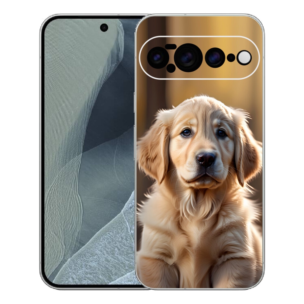 Gélový kryt mmCase na Google Pixel 11 Pro XL - roztomilý zlatý retriever