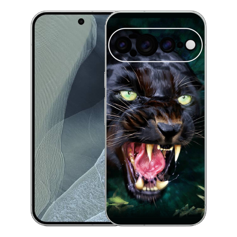 Gélový kryt mmCase na Google Pixel 11 Pro XL - rozzúrený čierny panter