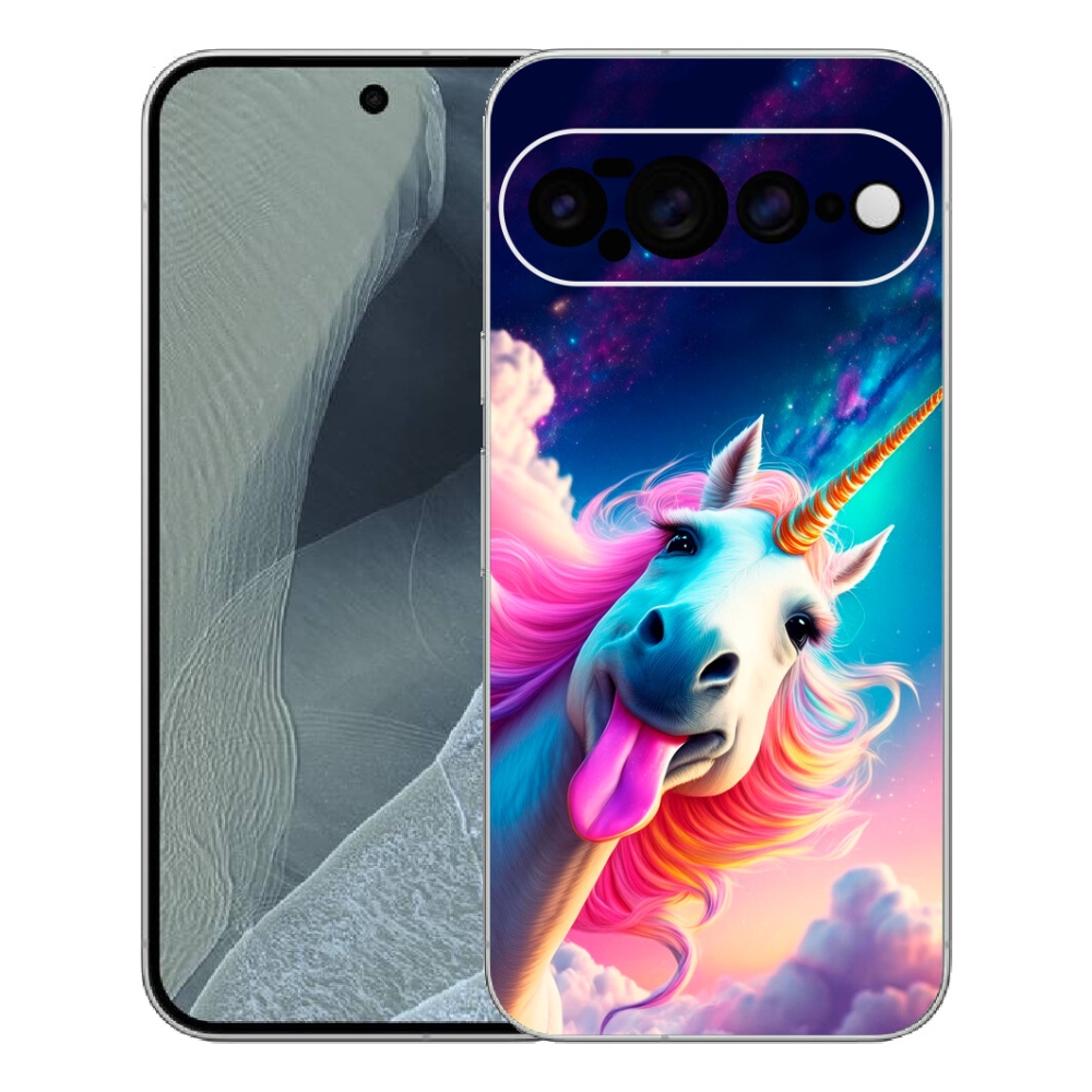 Gélový kryt mmCase na Google Pixel 11 Pro XL - šialený jednorožec