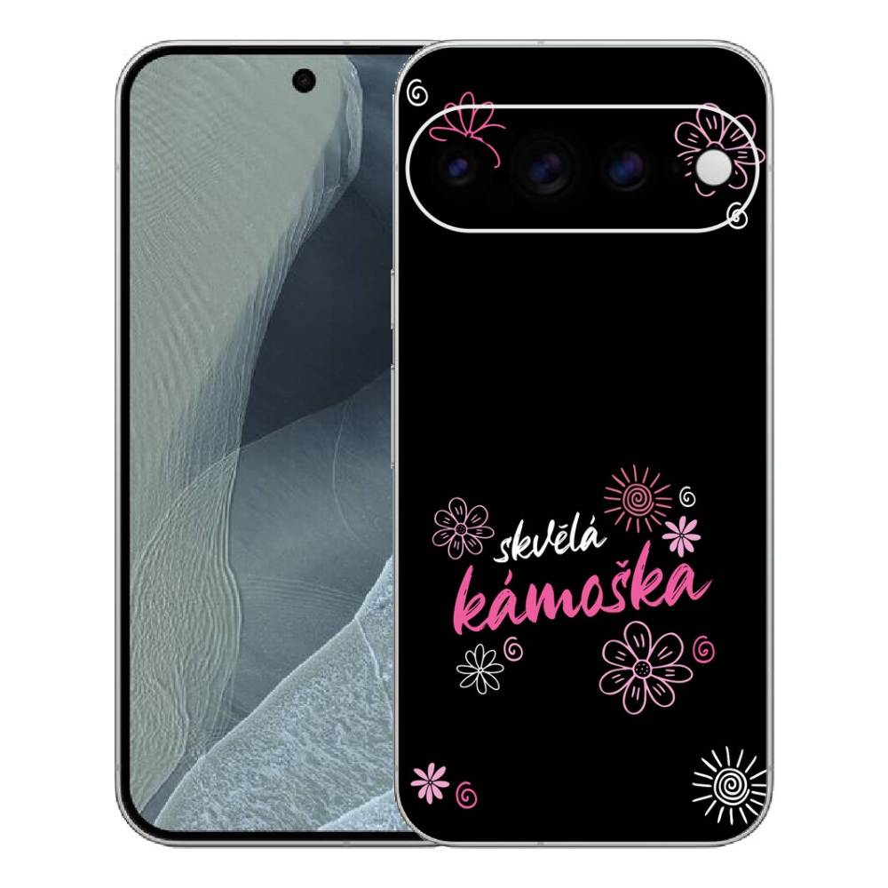 Gélový kryt mmCase na Google Pixel 11 Pro XL - skvelá kamoška čierne pozadie