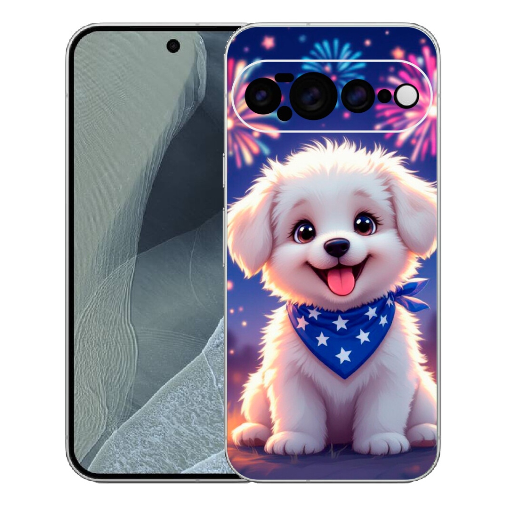 Gélový kryt mmCase na Google Pixel 11 Pro XL - slávnostné šteňa