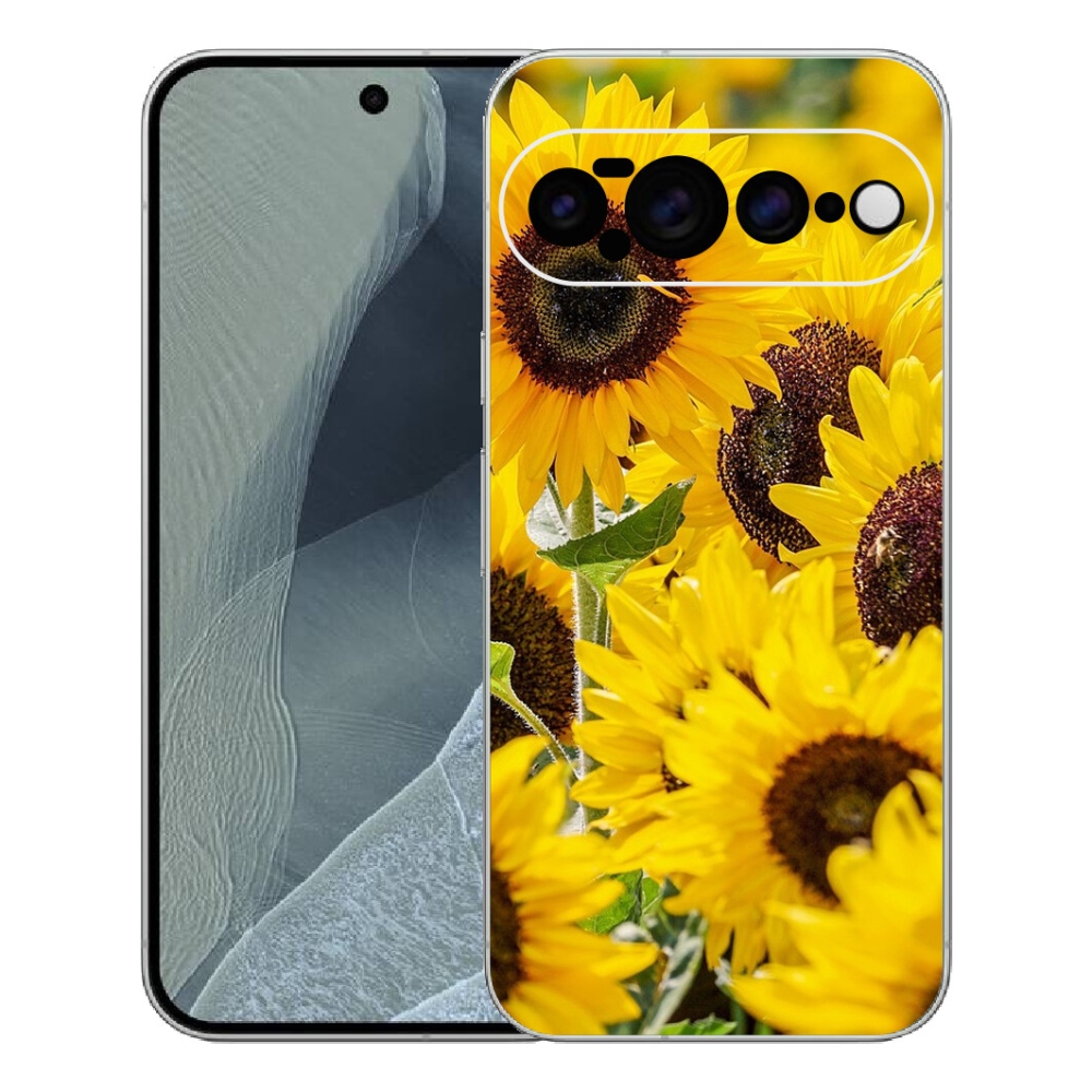 Gélový kryt mmCase na Google Pixel 11 Pro XL - slnečnice