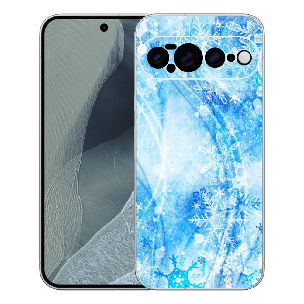 Gélový kryt mmCase na Google Pixel 11 Pro XL - snehové vločky