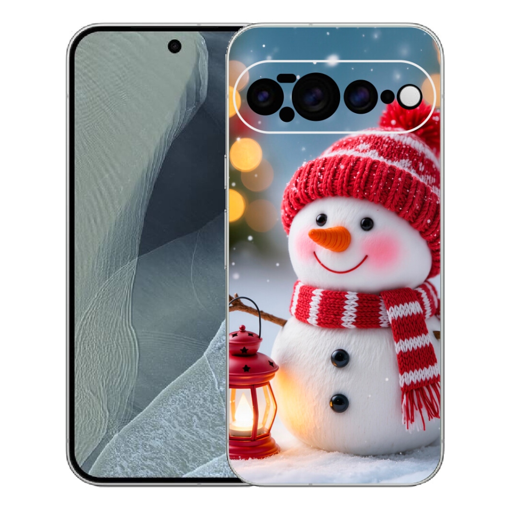 Gélový kryt mmCase na Google Pixel 11 Pro XL - snehuliak 2
