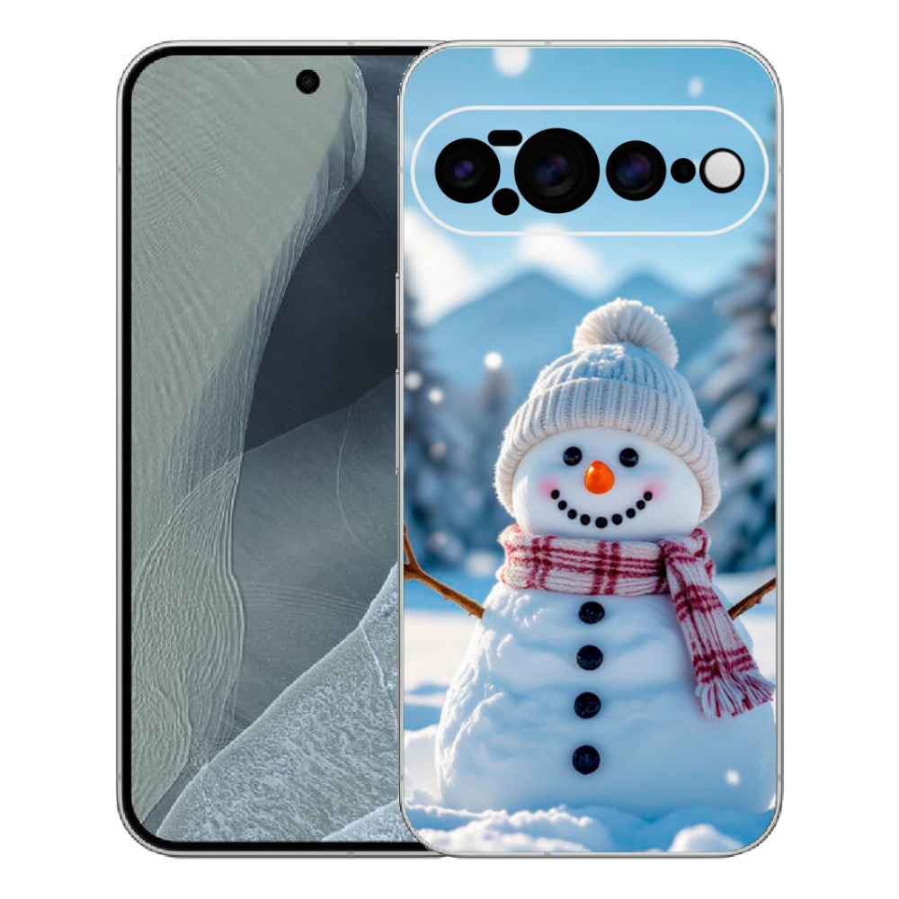 Gélový kryt mmCase na Google Pixel 11 Pro XL - snehuliak 3