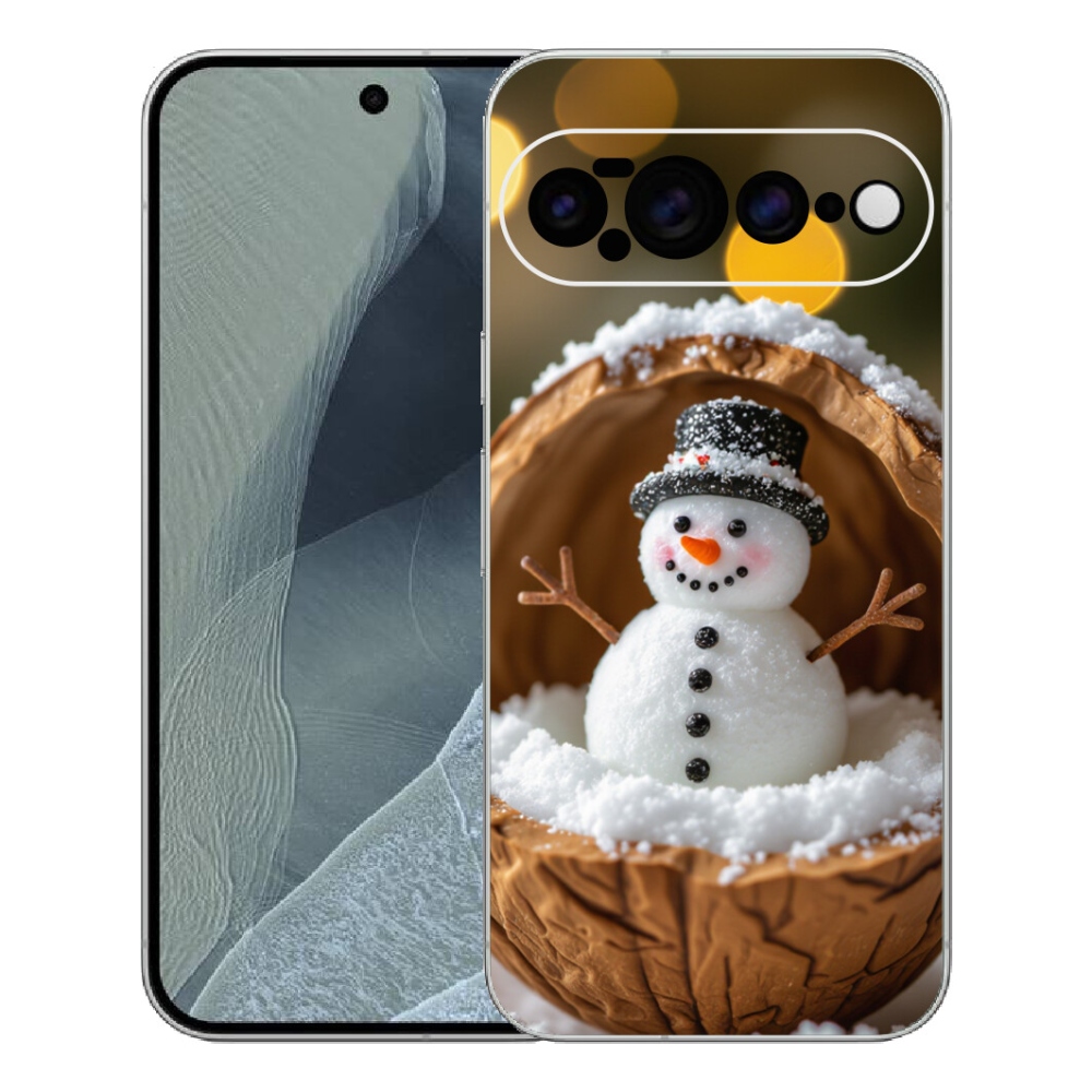 Gélový kryt mmCase na Google Pixel 11 Pro XL - snehuliak 4