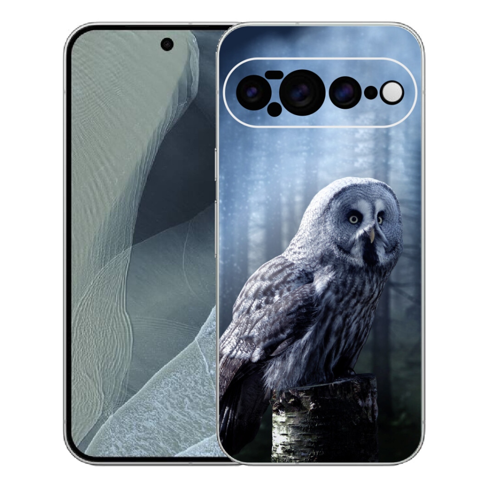Gélový kryt mmCase na Google Pixel 11 Pro XL - sova