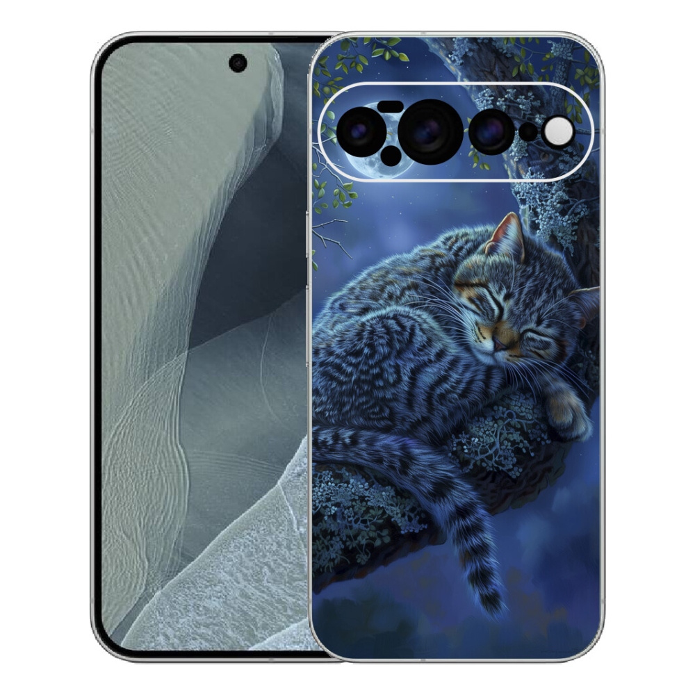 Gélový kryt mmCase na Google Pixel 11 Pro XL - spiaca mačka