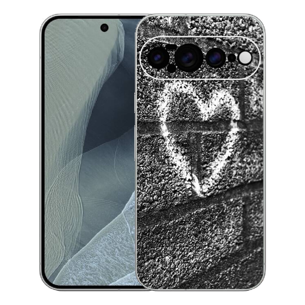 Gélový kryt mmCase na Google Pixel 11 Pro XL - srdce na stene