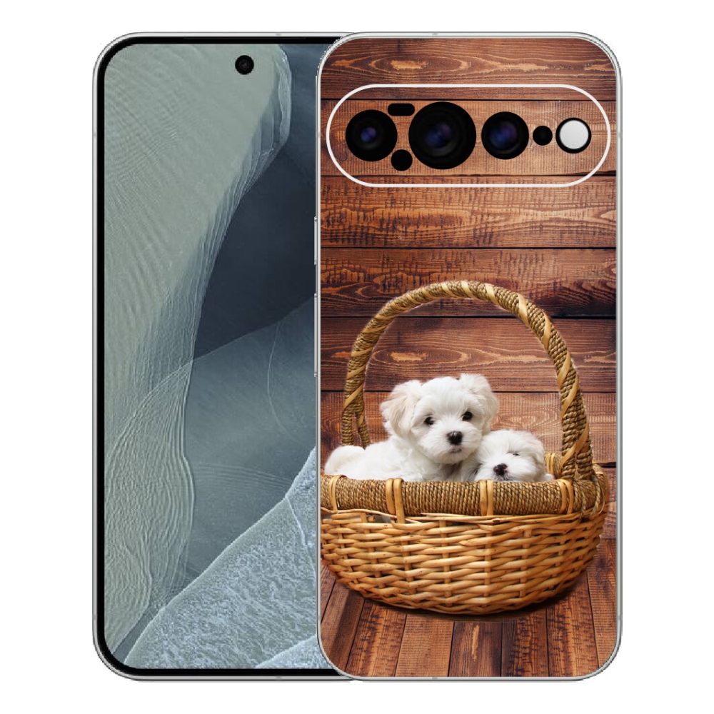 Gélový kryt mmCase na Google Pixel 11 Pro XL - šteniatka