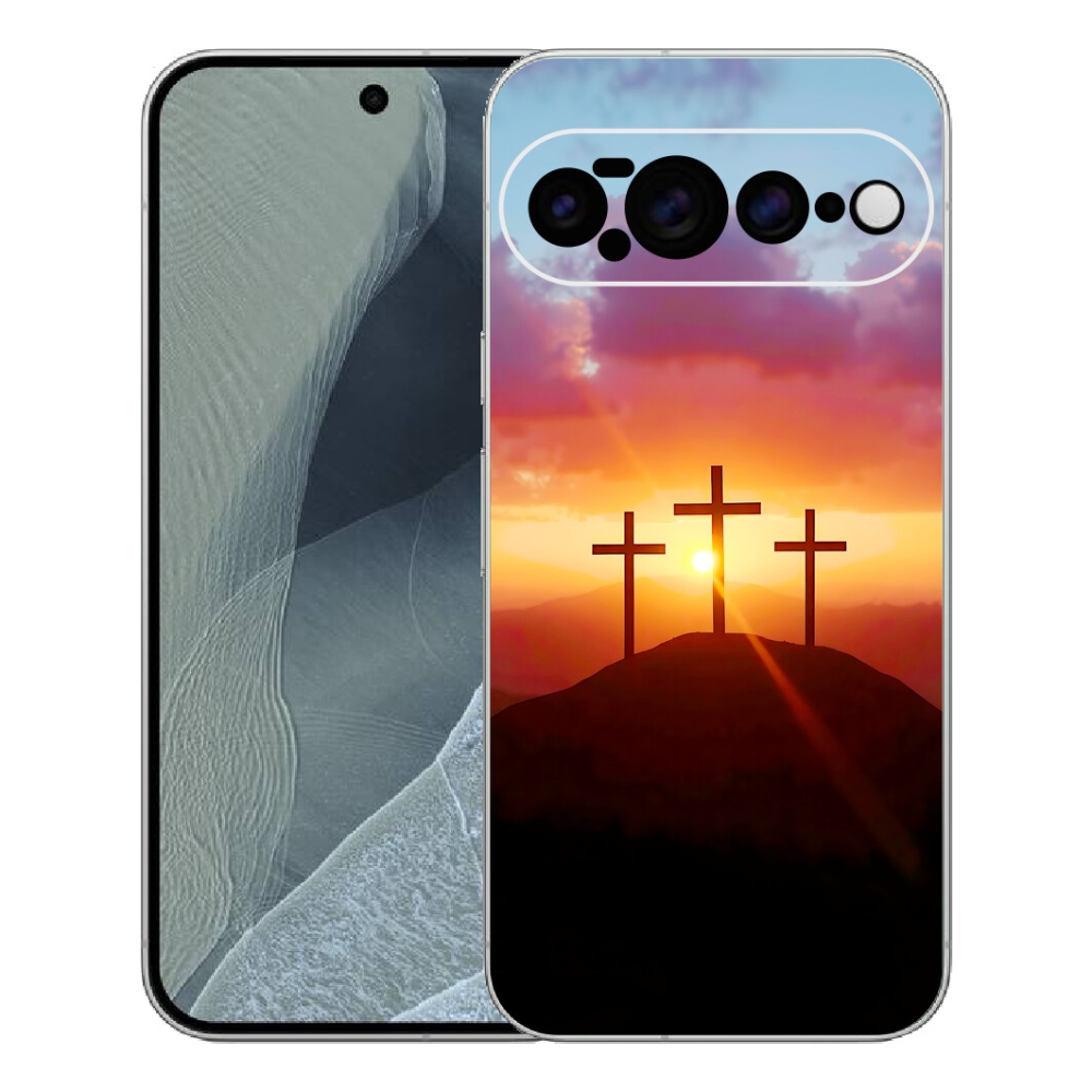 Gélový kryt mmCase na Google Pixel 11 Pro XL - tri kríža