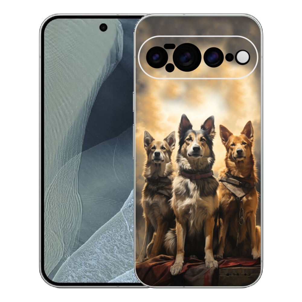 Gélový kryt mmCase na Google Pixel 11 Pro XL - tri psy