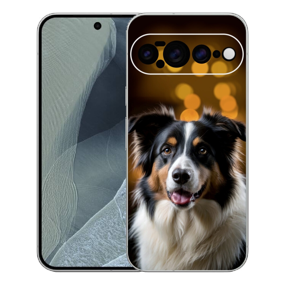 Gélový kryt mmCase na Google Pixel 11 Pro XL - usmievavý austrálsky ovčiak