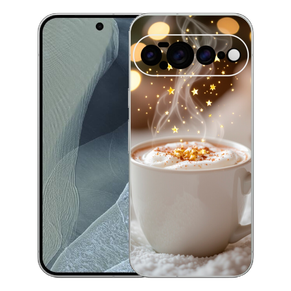 Gélový kryt mmCase na Google Pixel 11 Pro XL - vianočný horúci nápoj