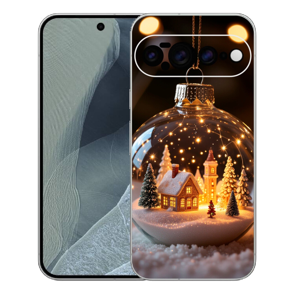 Gélový kryt mmCase na Google Pixel 11 Pro XL - vianočné gule 3