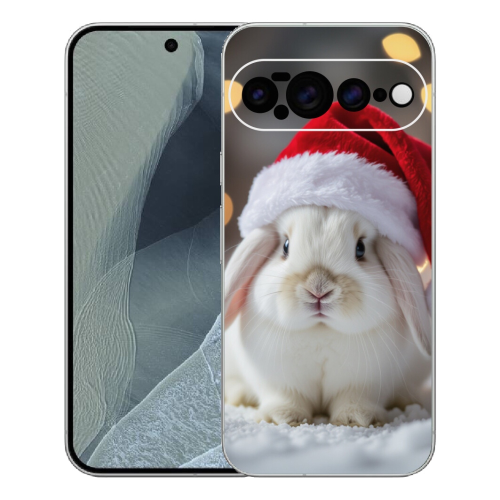 Gélový kryt mmCase na Google Pixel 11 Pro XL - vianočný králik