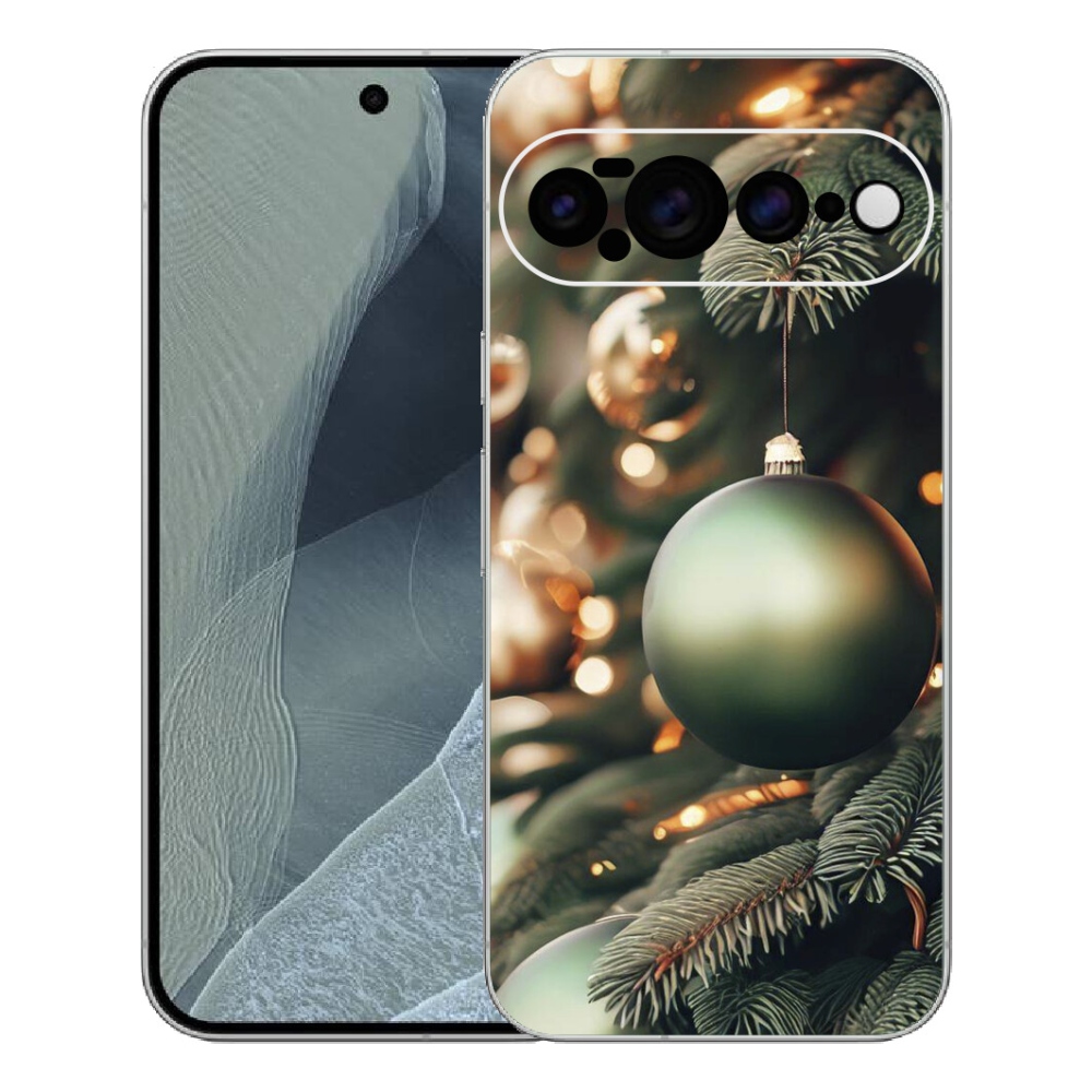 Gélový kryt mmCase na Google Pixel 11 Pro XL - vianočné ozdoby 1
