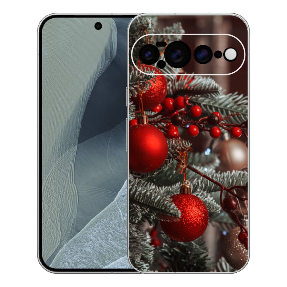 Gélový kryt mmCase na Google Pixel 11 Pro XL - vianočné ozdoby 2