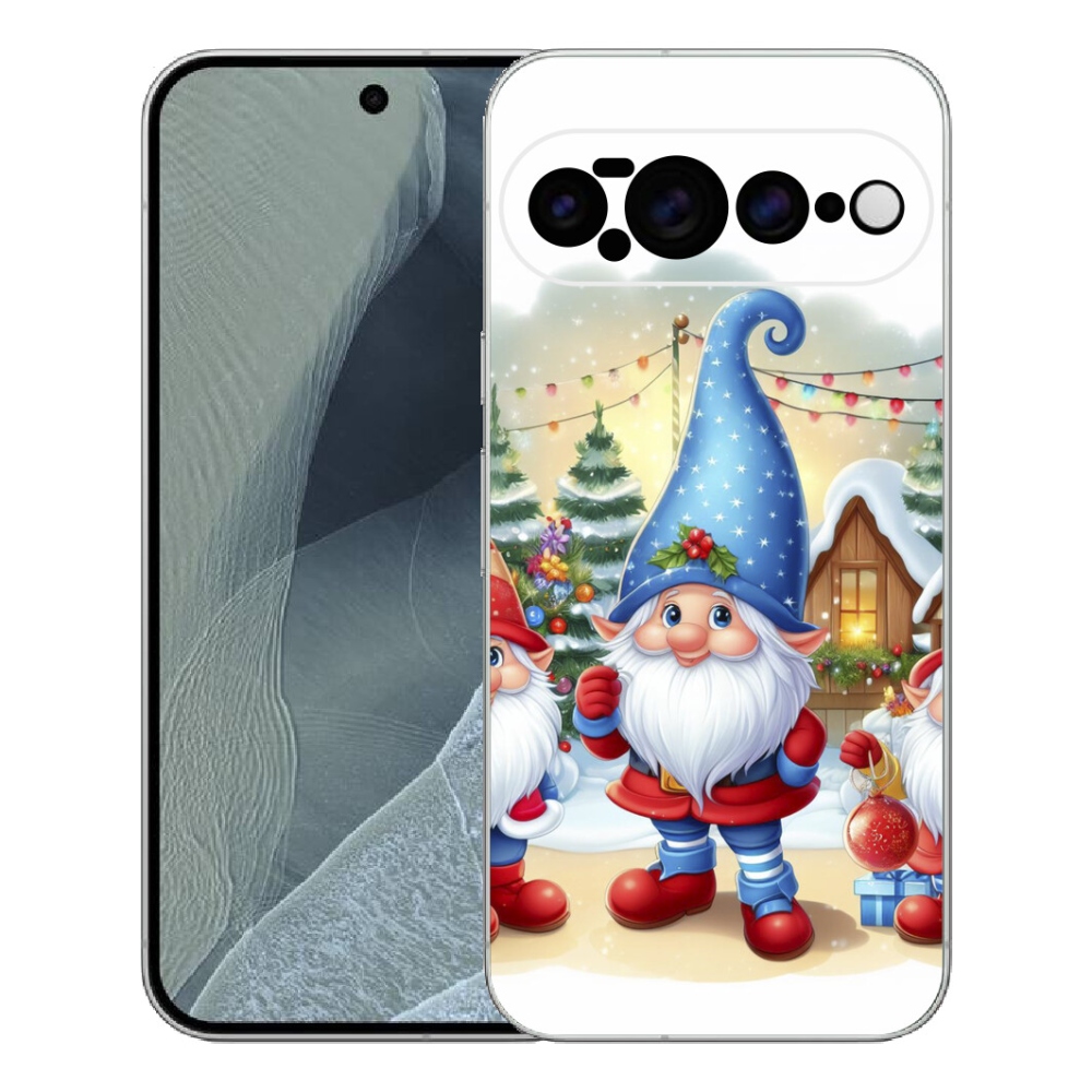 Gélový kryt mmCase na Google Pixel 11 Pro XL - vianočné škriatkovia