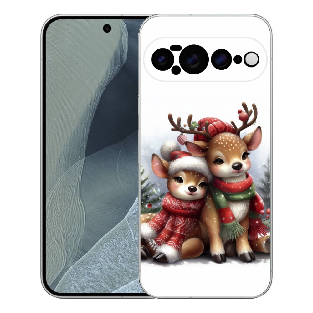 Gélový kryt mmCase na Google Pixel 11 Pro XL - vianočné soby