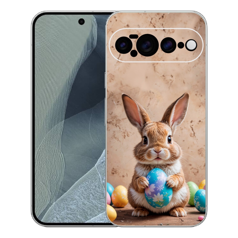 Gélový kryt mmCase na Google Pixel 11 Pro XL - veľkonočný zajačik
