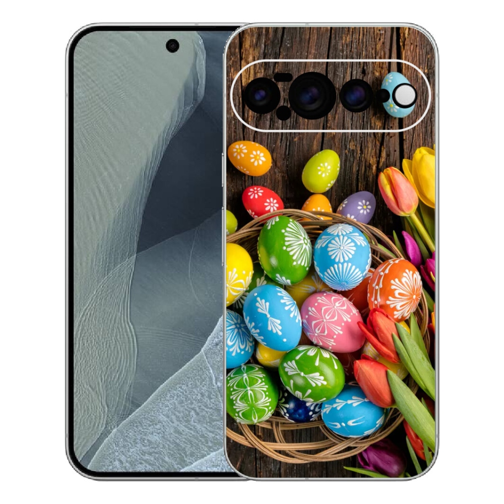 Gélový kryt mmCase na Google Pixel 11 Pro XL - veľkonočné vajíčka