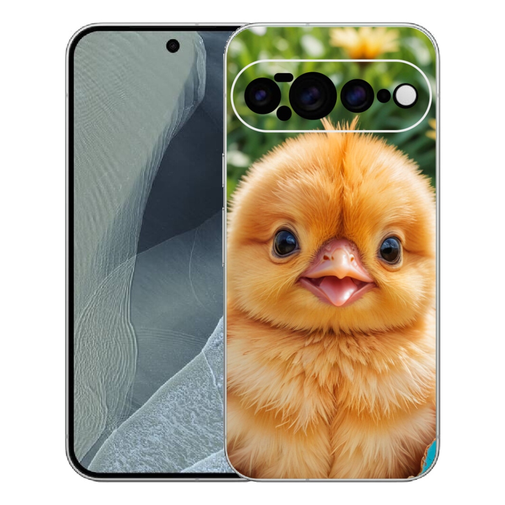 Gélový kryt mmCase na Google Pixel 11 Pro XL - veselé kuriatko