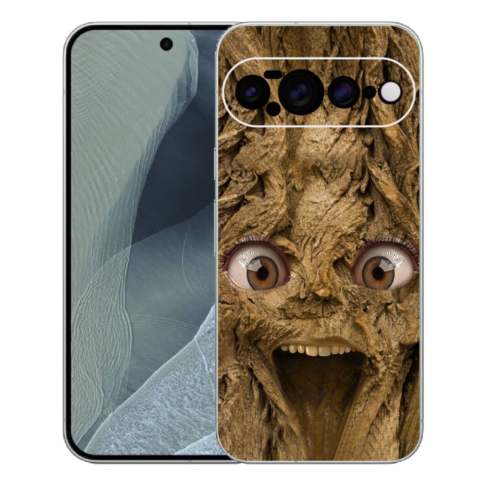 Gélový kryt mmCase na Google Pixel 11 Pro XL - veselý strom s očami