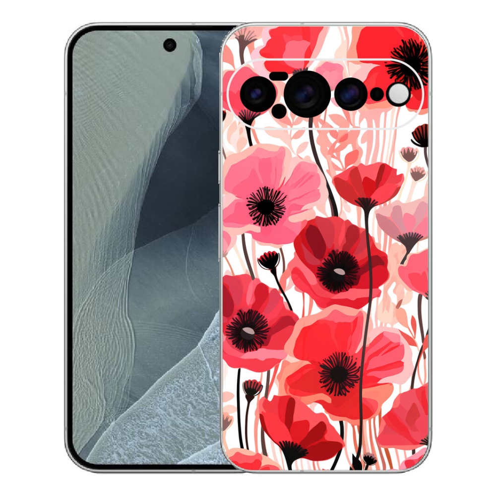 Gélový kryt mmCase na Google Pixel 11 Pro XL - vlčí mak 1
