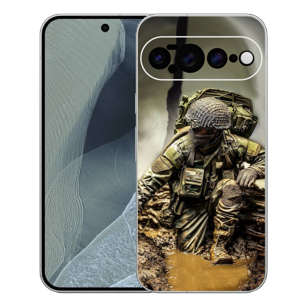 Gélový kryt mmCase na Google Pixel 11 Pro XL - vojak