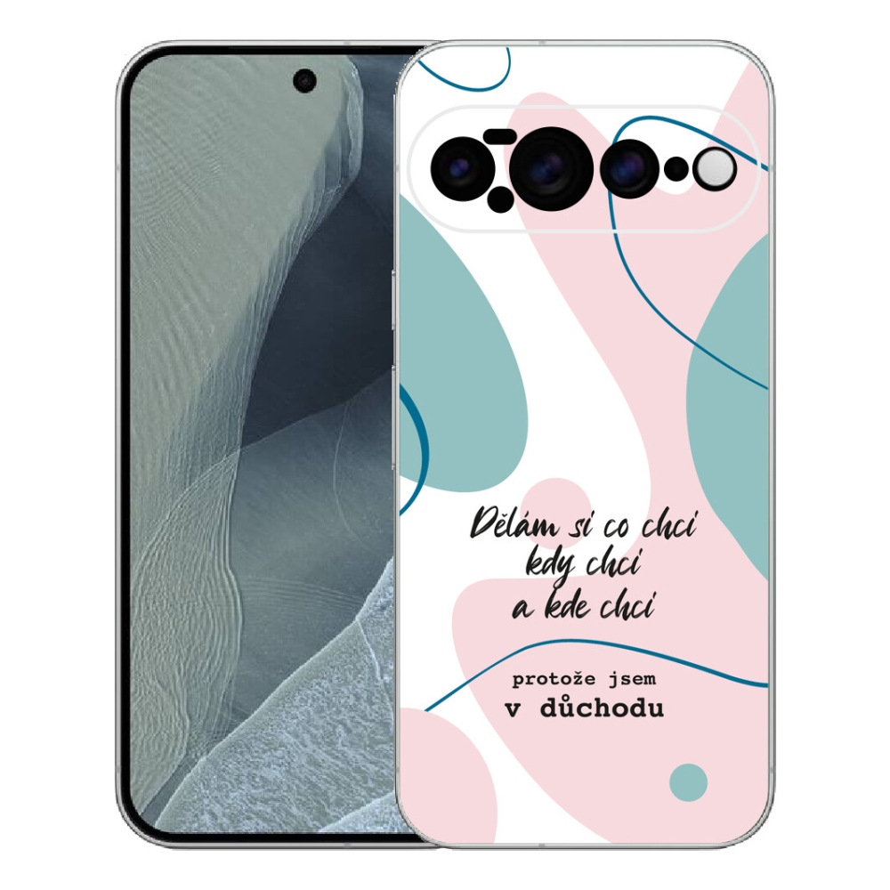 Gélový kryt mmCase na Google Pixel 11 Pro XL - vtipný text 10 biele pozadie