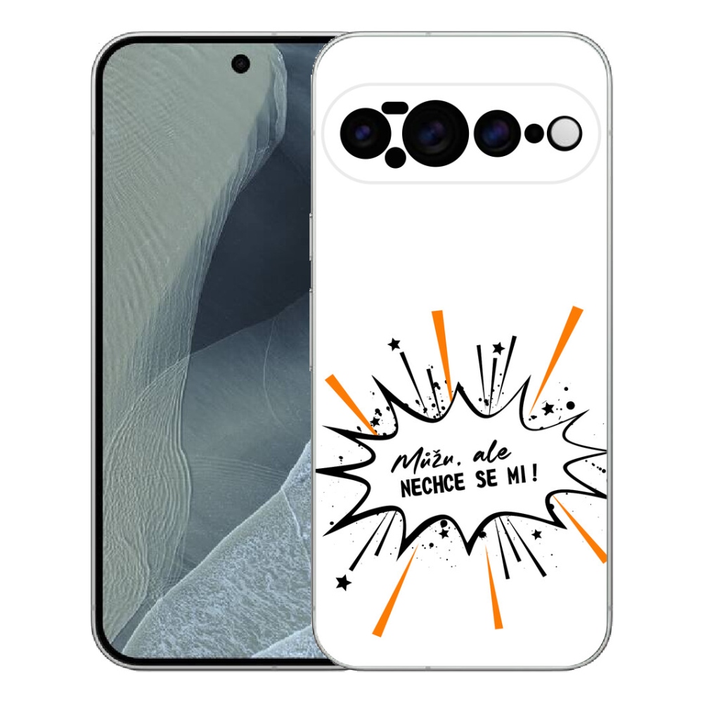Gélový kryt mmCase na Google Pixel 11 Pro XL - vtipný text 11 biele pozadie