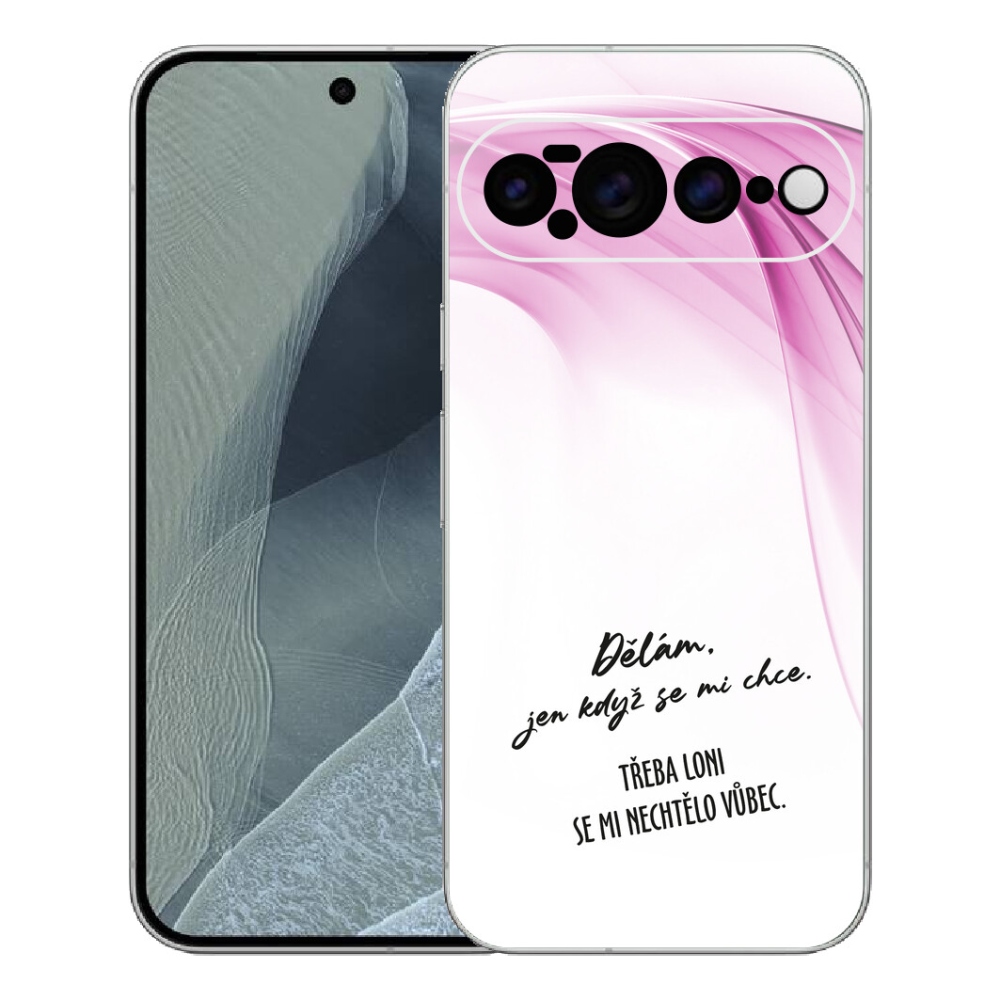Gélový kryt mmCase na Google Pixel 11 Pro XL - vtipný text 12 biele pozadie