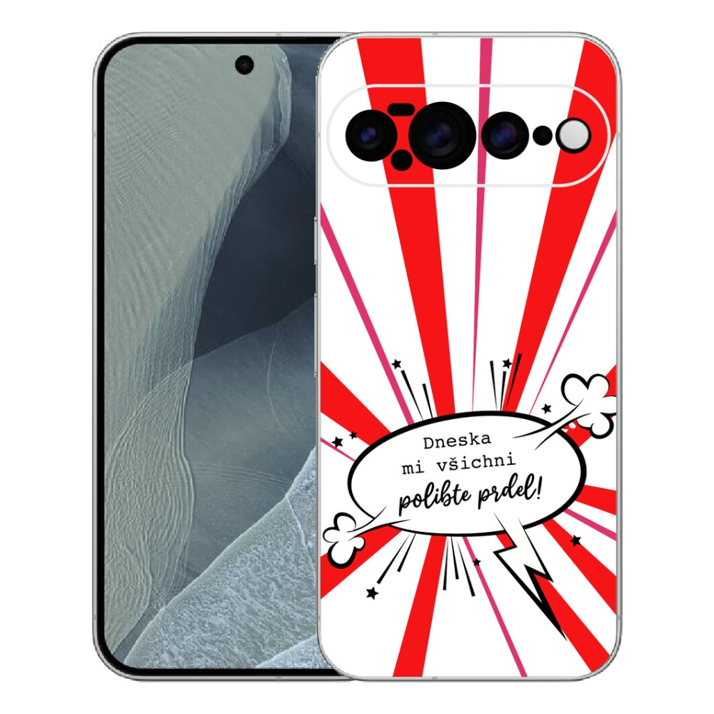 Gélový kryt mmCase na Google Pixel 11 Pro XL - vtipný text 15 biele pozadie
