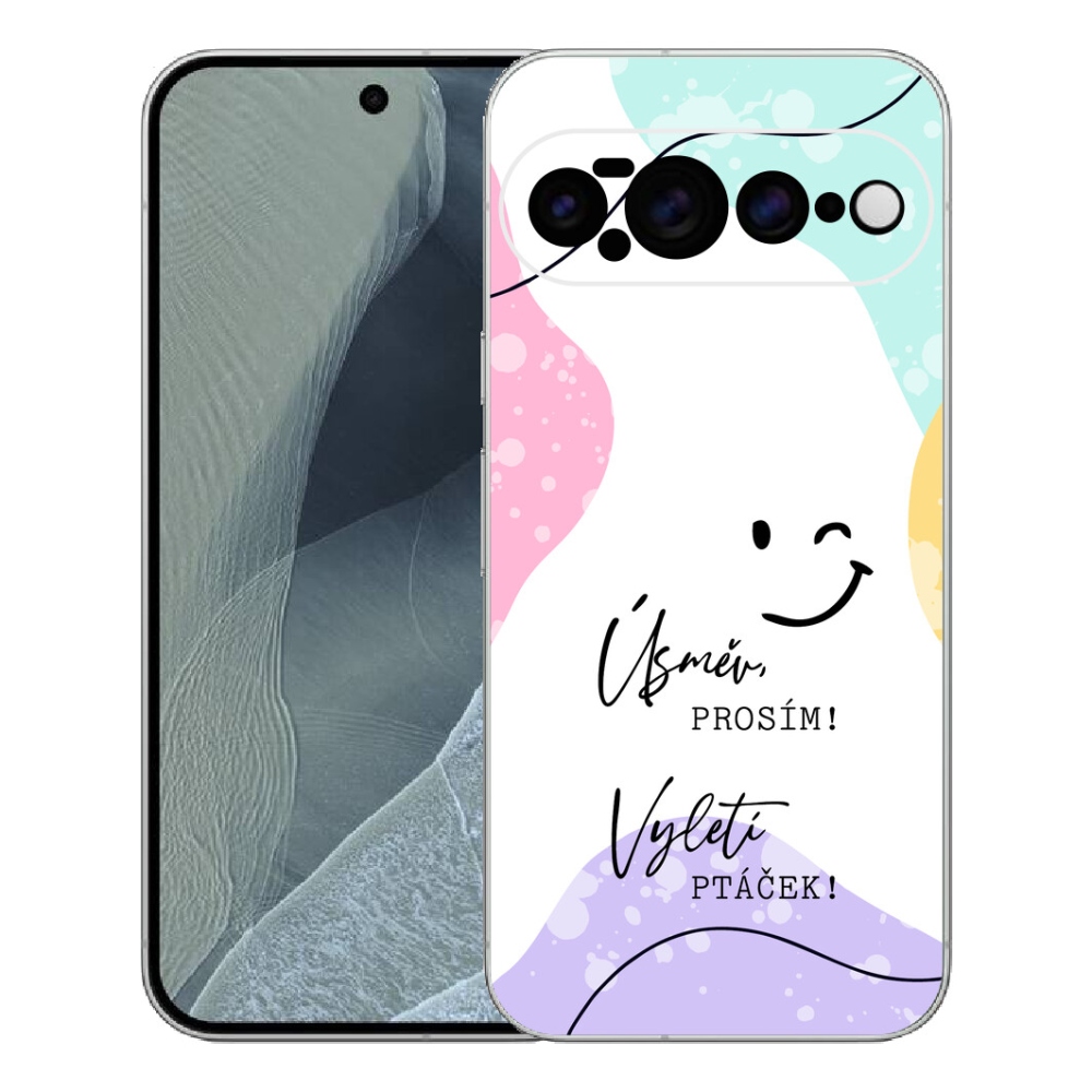 Gélový kryt mmCase na Google Pixel 11 Pro XL - vtipný text 4 biele pozadie