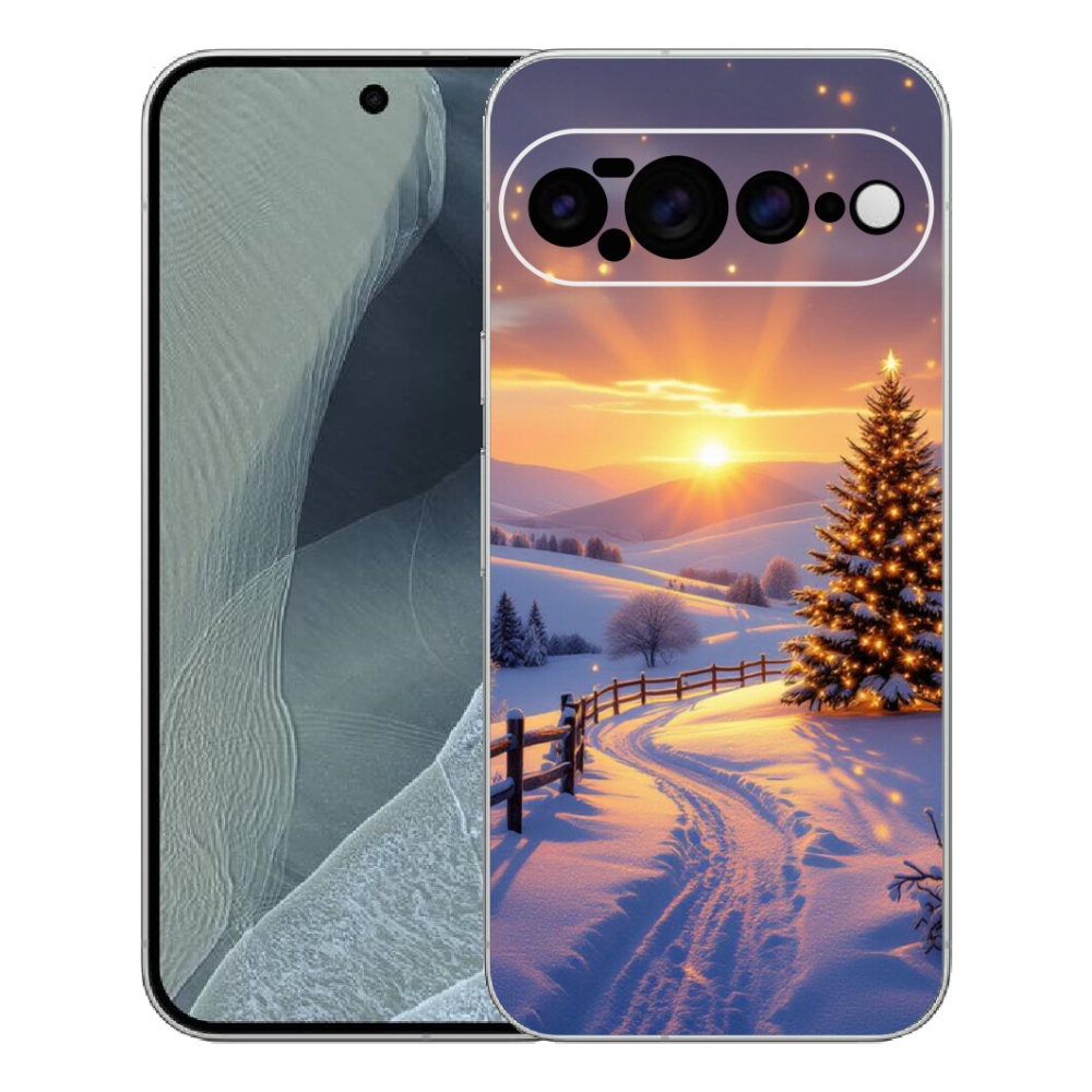 Gélový kryt mmCase na Google Pixel 11 Pro XL - zimná krajina