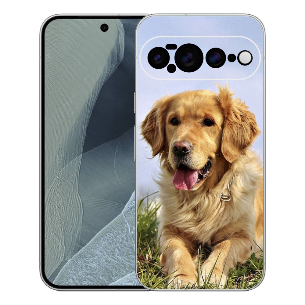 Gélový kryt mmCase na Google Pixel 11 Pro XL - zlatý retriever