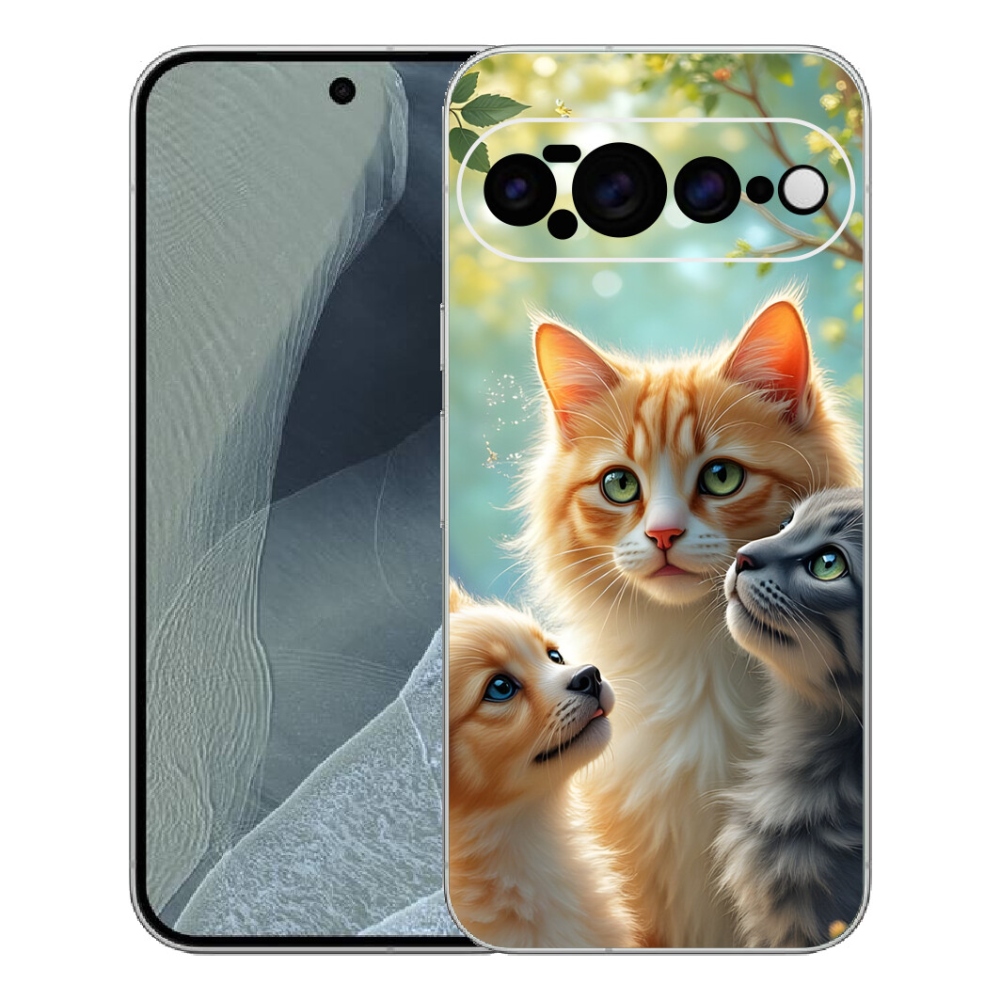 Gélový kryt mmCase na Google Pixel 11 Pro XL - zvieracie priateľstvo 2