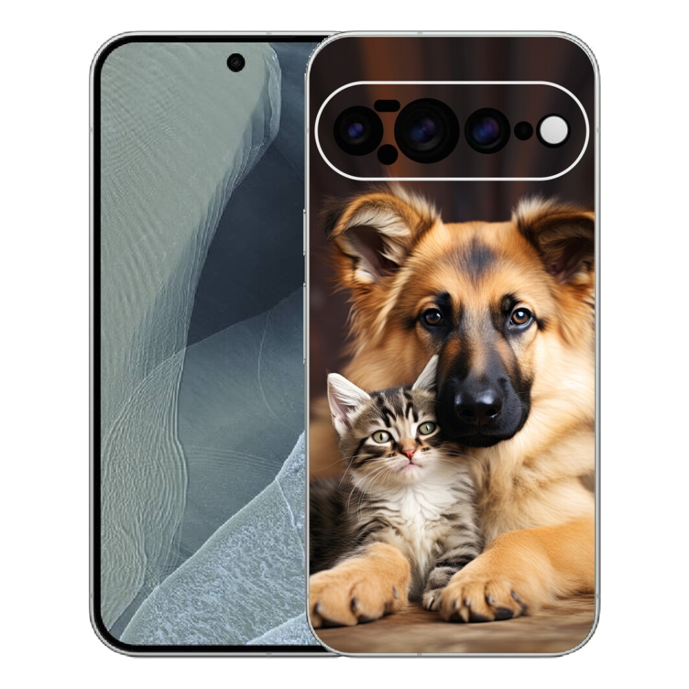 Gélový kryt mmCase na Google Pixel 11 Pro XL - zvieracie priateľstvo