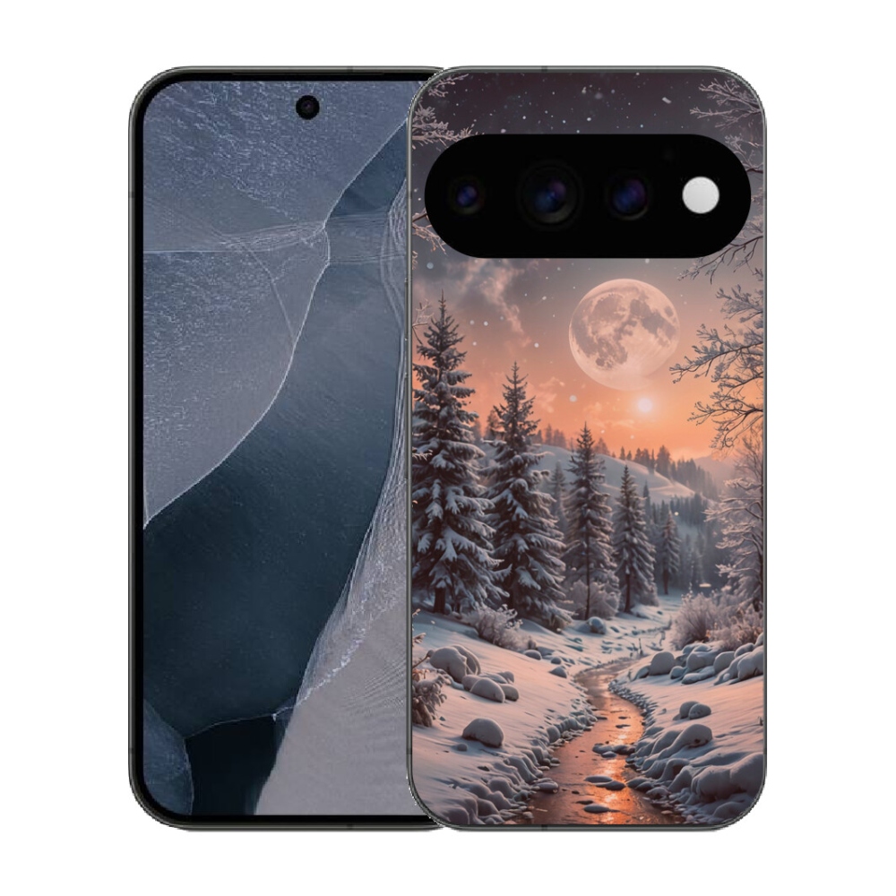 Gélový kryt mmCase na Google Pixel 11 Pro - zimná krajina 2