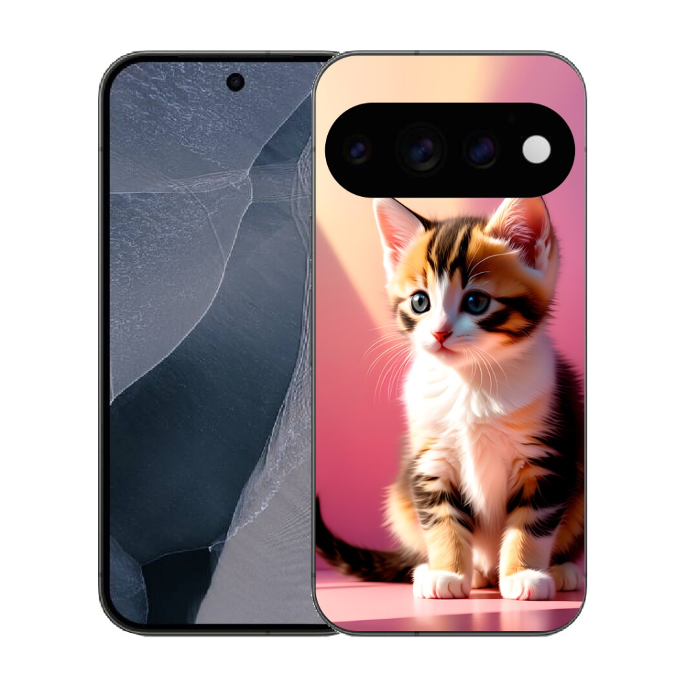Gélový kryt mmCase na Google Pixel 11 Pro - zvedavé mačiatko 2