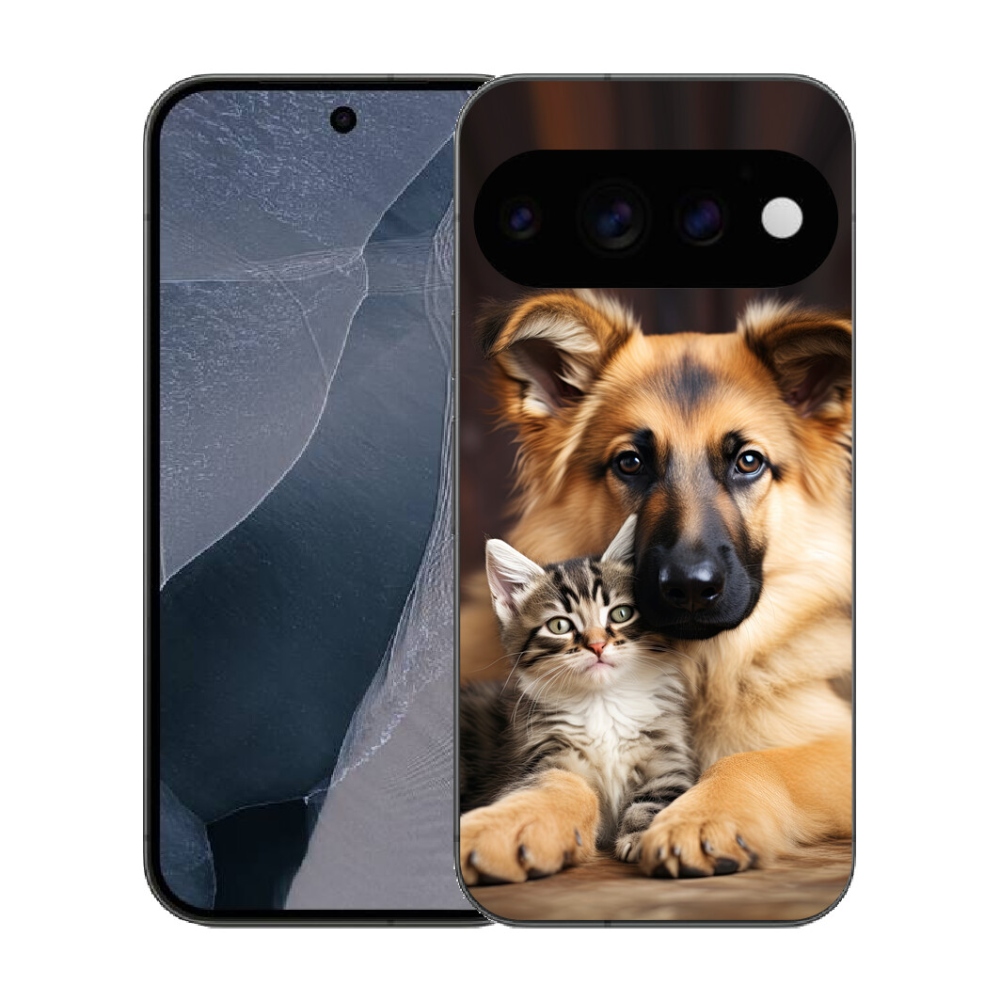 Gélový kryt mmCase na Google Pixel 11 Pro - zvieracie priateľstvo