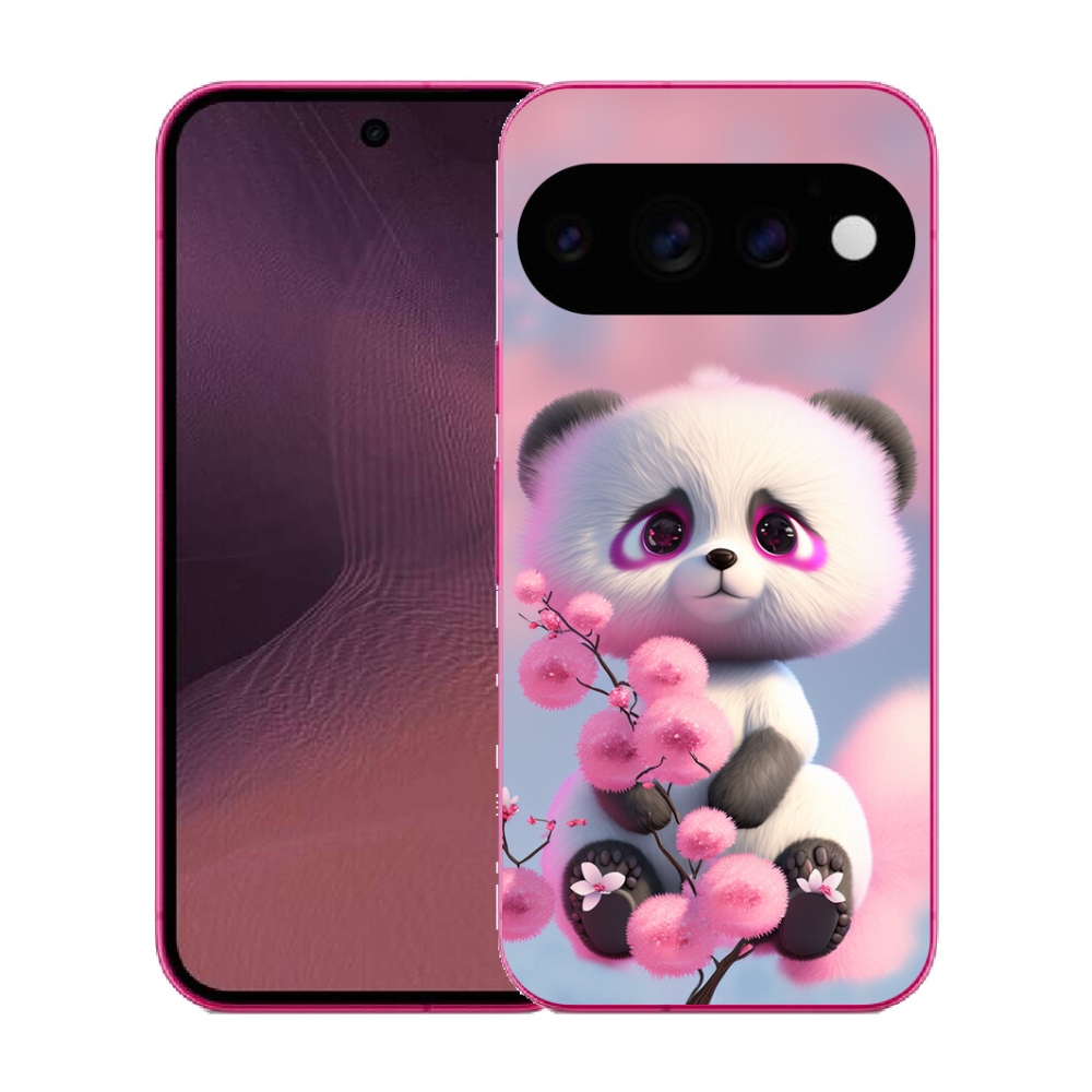 Gélový kryt mmCase na Google Pixel 11 - roztomilá panda 1