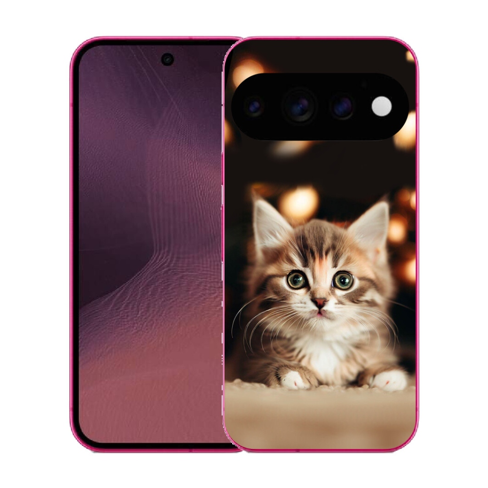 Gélový kryt mmCase na Google Pixel 11 - roztomilé mačiatko 2