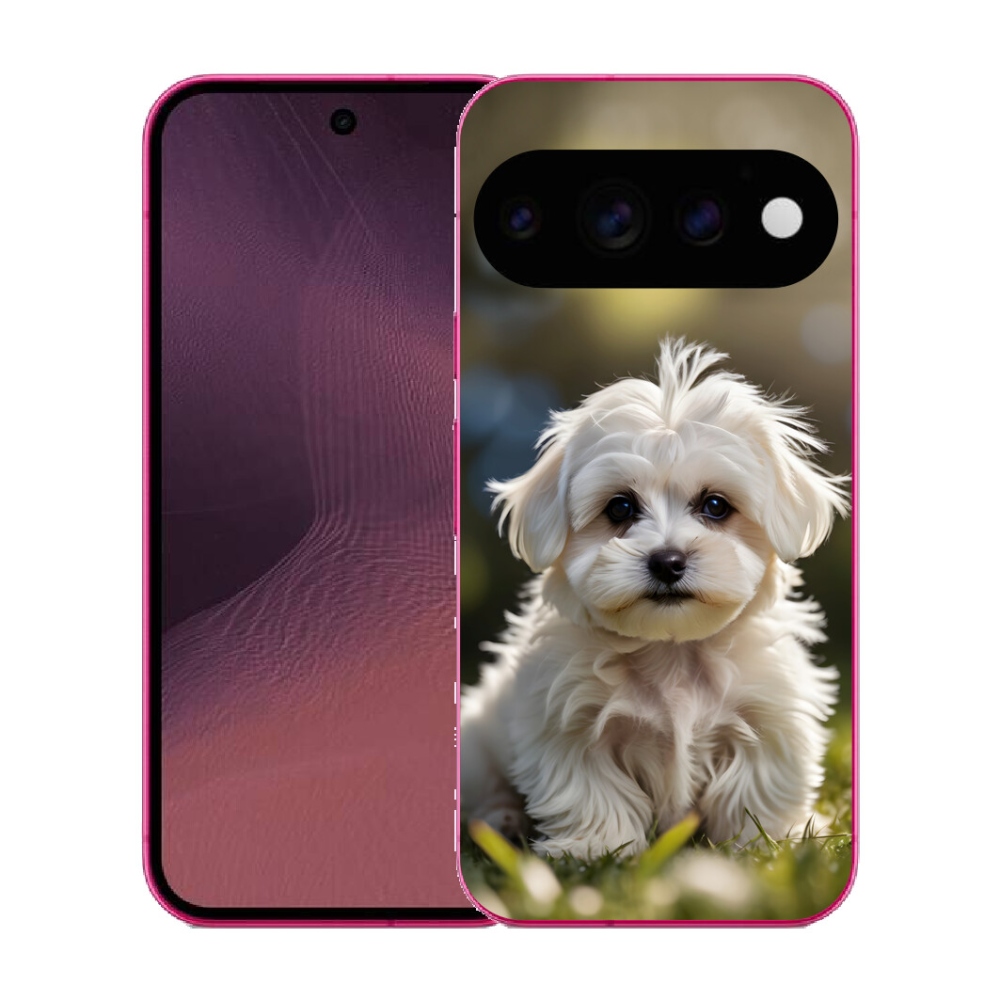 Gélový kryt mmCase na Google Pixel 11 - roztomilý maltézsky psík