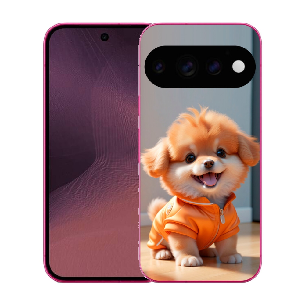 Gélový kryt mmCase na Google Pixel 11 - roztomilý pomeranian v mikine