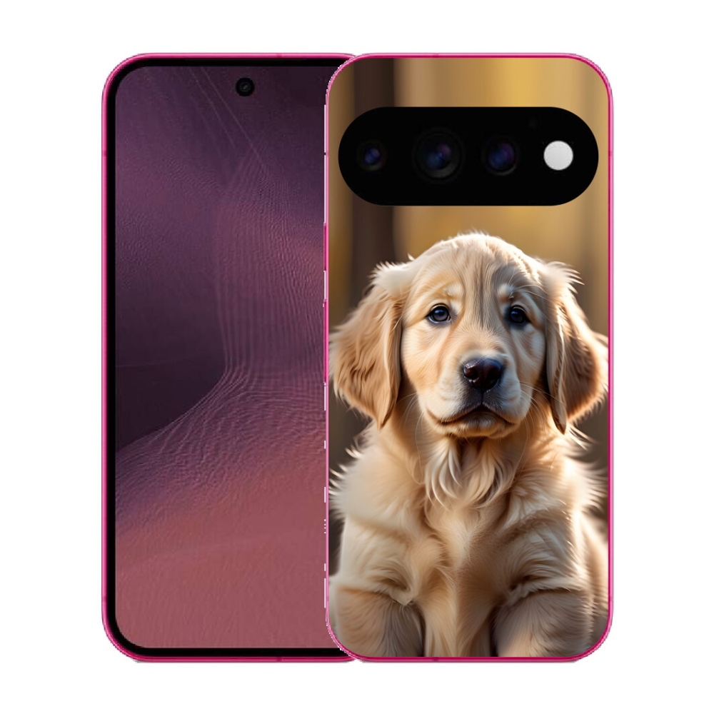 Gélový kryt mmCase na Google Pixel 11 - roztomilý zlatý retriever