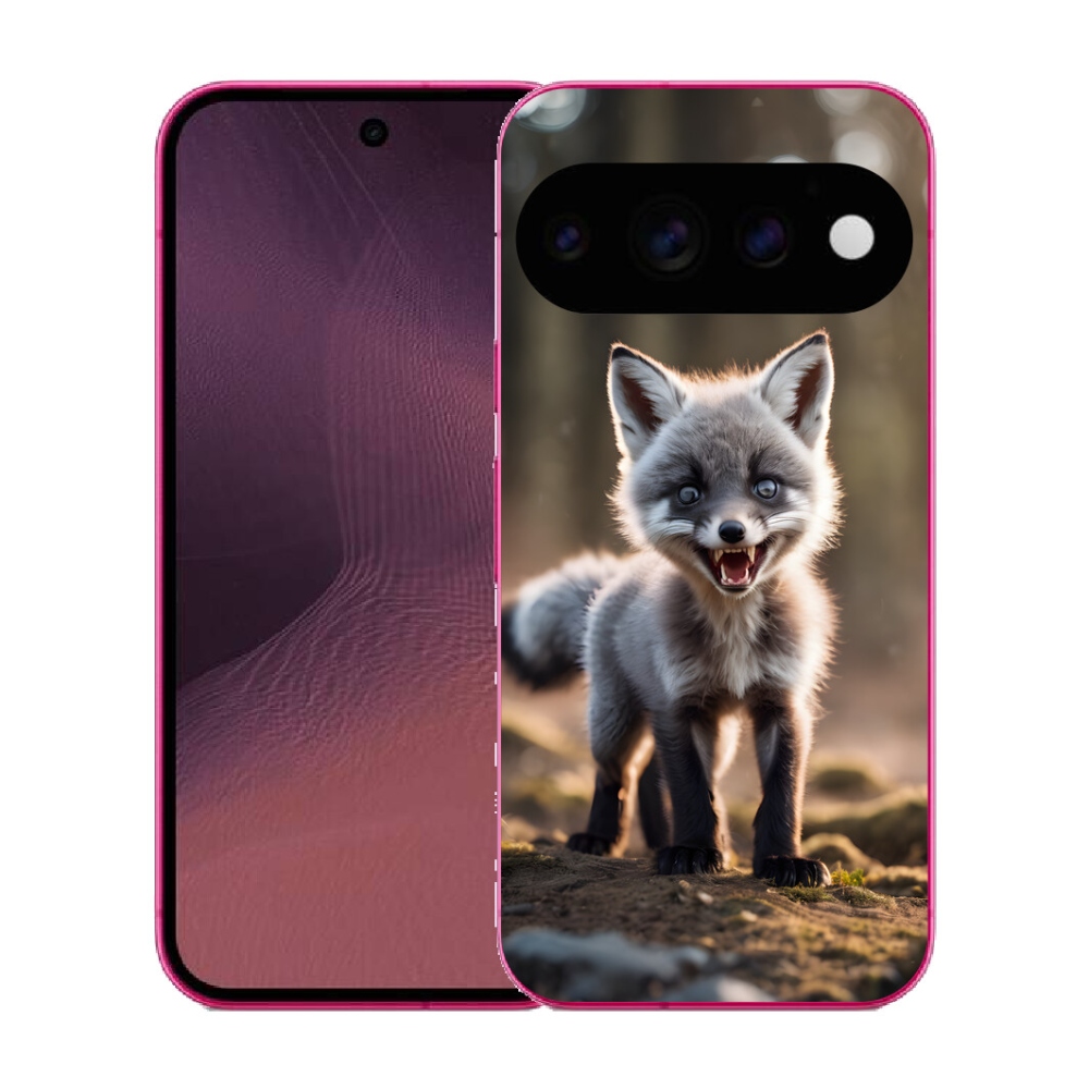 Gélový kryt mmCase na Google Pixel 11 - rozzúrená líška