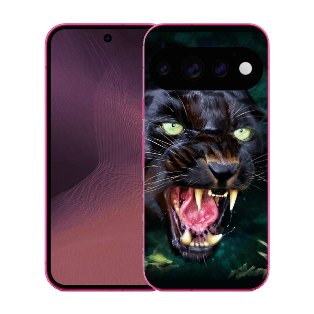 Gélový kryt mmCase na Google Pixel 11 - rozzúrený čierny panter