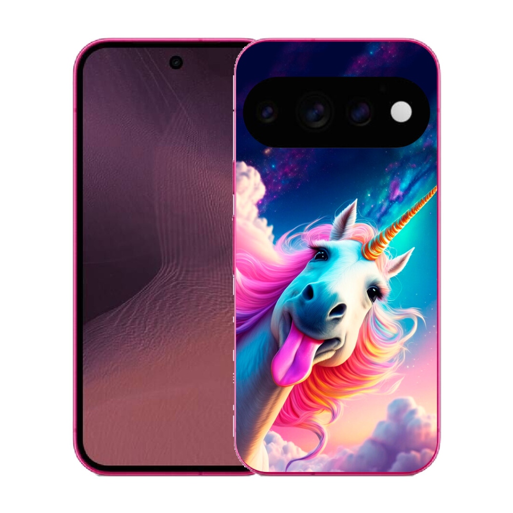 Gélový kryt mmCase na Google Pixel 11 - šialený jednorožec